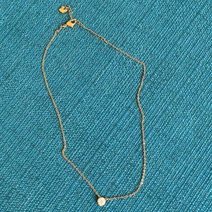 Swarovski Crystal Pendant Necklace in gold finish